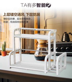 廚房收納利器 落地儲物架的多功能應(yīng)用